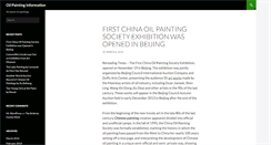 Desktop Screenshot of oilpaintinginfo.com